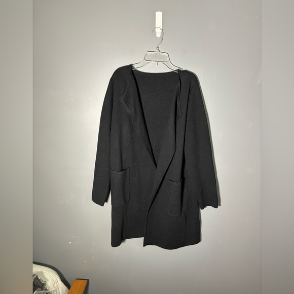 J.Crew Juliette Collarless Sweater Blazer in Black Womens Size Small - Picture 2 of 7